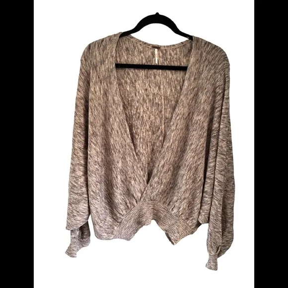 Free People Going for Gold Wrap sweater - Picture 4 of 6